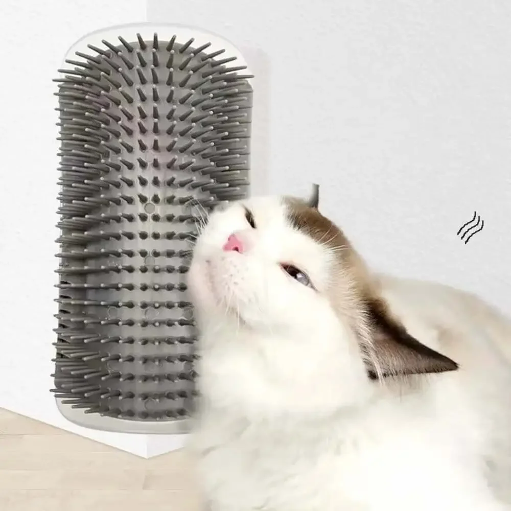 Massage Pet Cat Brush Corner Scrape Hair Removal Beauty Clean Corner Brush Remov